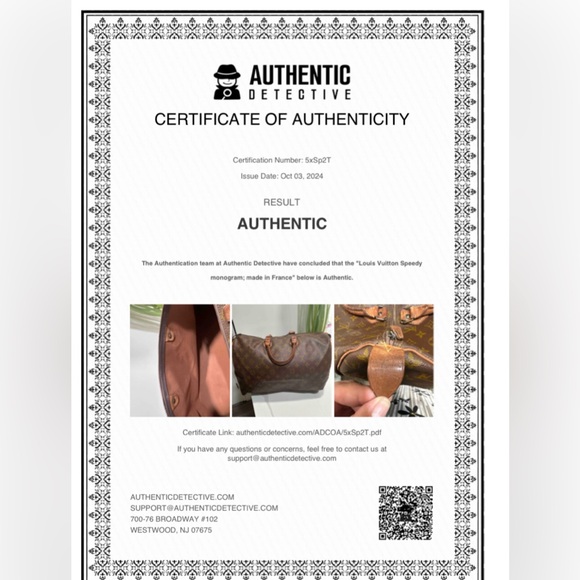 💯Authentic Louis Vuitton Speedy 35 Monogram Coated Canvas Leather Satchel - Picture 13 of 14